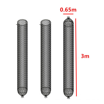 Hexagonal 3X0.65M Gabion Cage Cylindrical Basket For Flood Project Sack Gabion